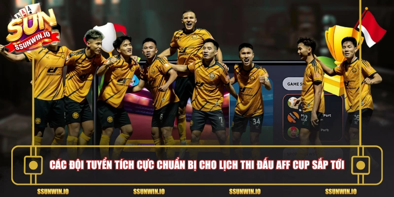 Các đội tuyển tích cực chuẩn bị cho lịch thi đấu aff cup sắp tới