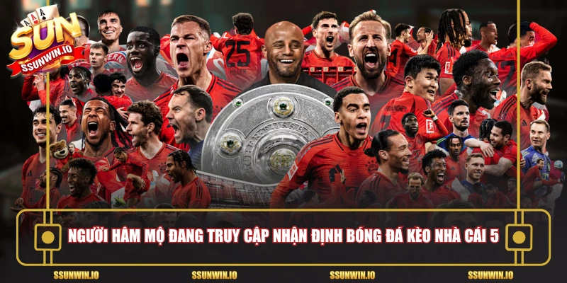 Người hâm mộ đang truy cập nhận định bóng đá kèo nhà cái 5
